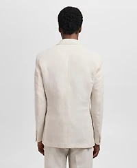 Mango Men's Linen-Lyocell Slim-Fit Suit Blazer