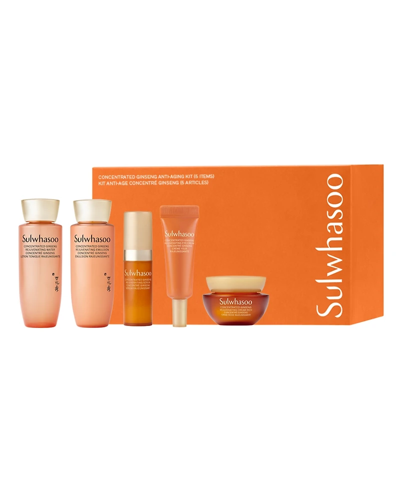 Free 5-Pc. Anti-Aging Kit with $300 Sulwhasoo purchase (a $113 value)