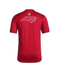Adidas Men's Red Nc State Wolfpack Honor Support Pre-Game T-Shirt