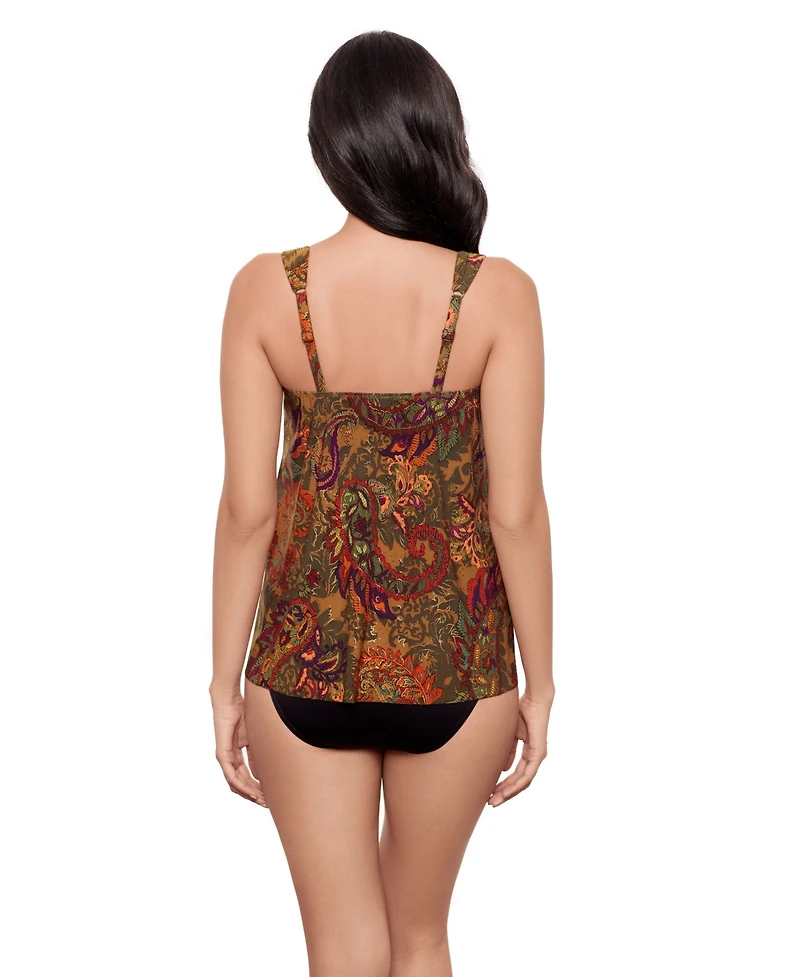 Miraclesuit Women's Perissa Dazzle Underwire Tankini Top
