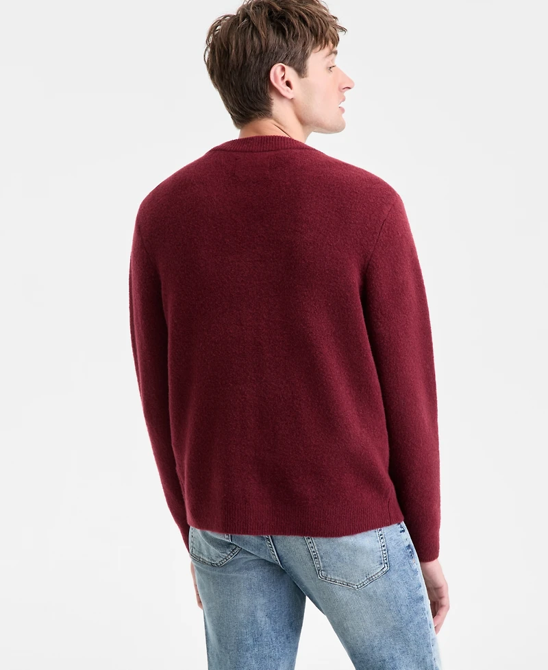 Sun + Stone Men's Long-Sleeve Brushed Solid Cardigan, Macy's Exclusive