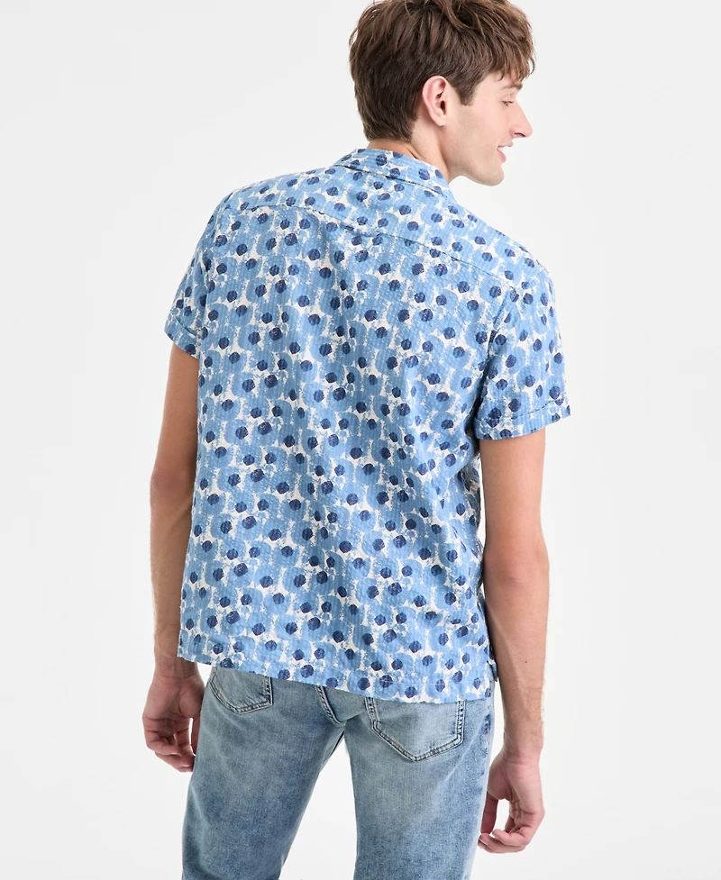 Sun + Stone Men's Sisler Short-Sleeve Camp Shirt, Macy's Exclusive