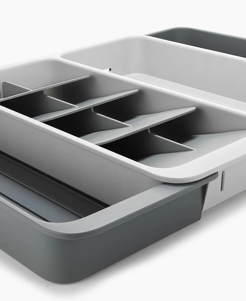 Joseph Joseph Drawer Store Expanding Tiered Cutlery, Utensil and Gadget Organizer, 16" x 13"
