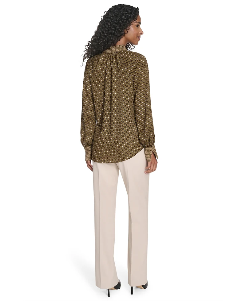 Tommy Hilfiger Women's Foulard Tie-Neck Blouse
