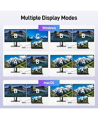 Acer Usb-c Docking Station with Dual Hdmi | 9-in-1 Laptop Multiport Adapter | 4K Hdmi, Usb A & C Ports, Sd/Micro Sd, 100W Pd Charging | Compatible wit