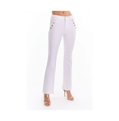 The Noli Shop Women's Allegra Bootcut Jean