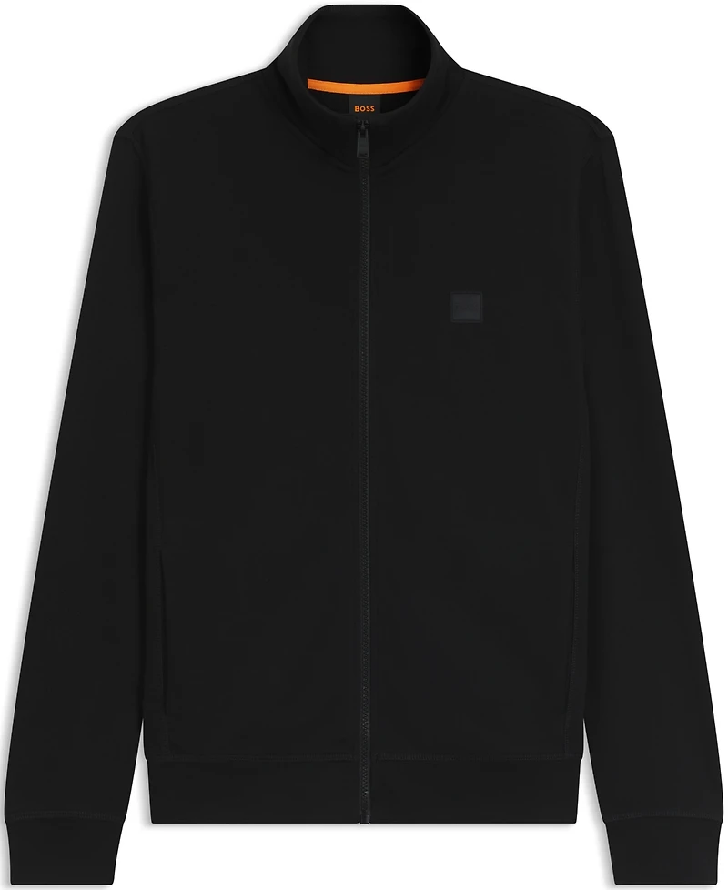Boss by Hugo Men's Logo Badge Zip-Up Sweatshirt