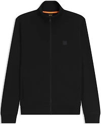 Boss by Hugo Men's Logo Badge Zip-Up Sweatshirt