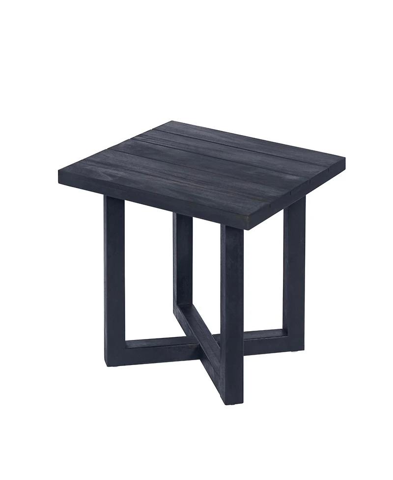 Streamdale Furniture Acacia Wood Outdoor Side Table with Slat Top
