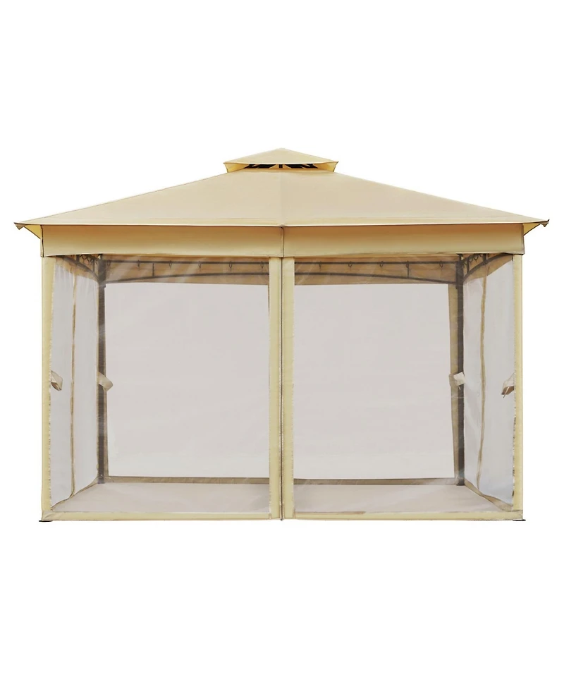 Streamdale Furniture 10x12 Outdoor Gazebo Tent with Netting