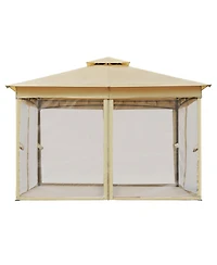 Streamdale Furniture 10x12 Outdoor Gazebo Tent with Netting