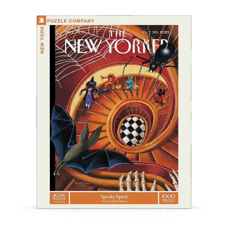 New York Puzzle Company Spooky Spiral 1000 Piece Puzzle