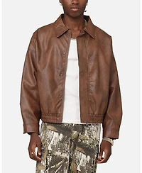 Xxiii Men's Leather Flight Jacket