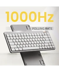 Lofree Flow Lite 100 Keys Mechanical Keyboard, Swappable Rechargeable Wireless Keyboard with 2.4G Receiver