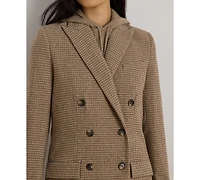 Lauren Ralph Women's Double-Breasted Wool-Blend Twill Blazer