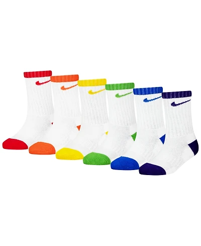 Nike Little Unisex 6-Pack Color Pop Socks