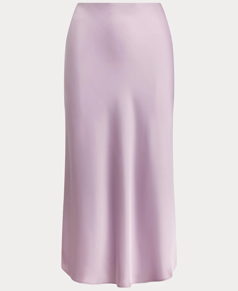 Lauren Ralph Women's Satin Charmeuse Midi Skirt