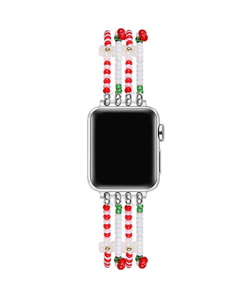 Posh Tech Cherry Beaded Band for Apple Watch