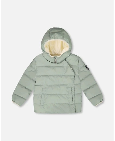 Deux par Boy Compressible Winter Puffy Coat Designed for Car Seat Sage Green - Toddler|Child