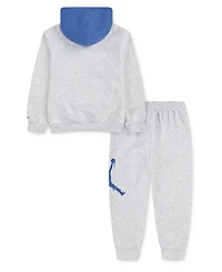 Jordan Little Boys 2-Piece Most Value Player Jumpman Fleece Pullover Hoodie and Pants Set