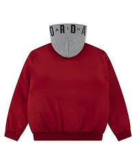 Jordan Boys 2T-7 Big Logo Hooded Bomber Jacket