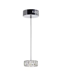 Cwi Lighting 4" Metal Milan Led Mini Pendant