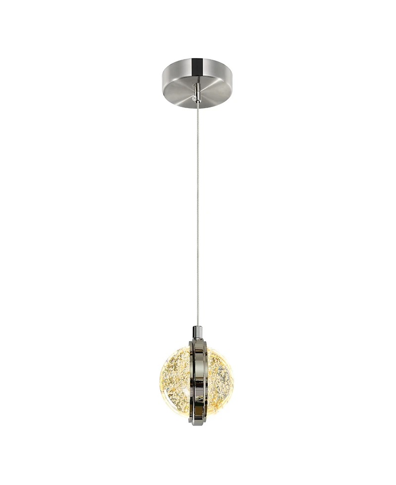 Cwi Lighting 8" Metal Salvador Led Integrated Pendant