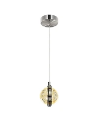 Cwi Lighting 8" Metal Salvador Led Integrated Pendant