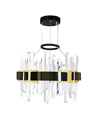 Cwi Lighting 26" Metal Aya Led Integrated Chandelier