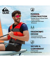 Quiksilver Uscg Approved Adult Life Vest
