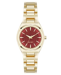 Anne Klein Women's Quartz Minimalist Gold-Tone Metal Alloy Watch