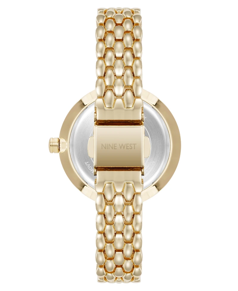 Anne Klein Women's Quartz Contemporary Gold-Tone Metal Alloy Watch, 35mm