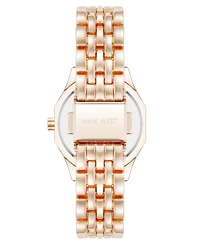 Anne Klein Women's Quartz Exquisite Rose Gold-Tone Metal Alloy Watch, 28mm