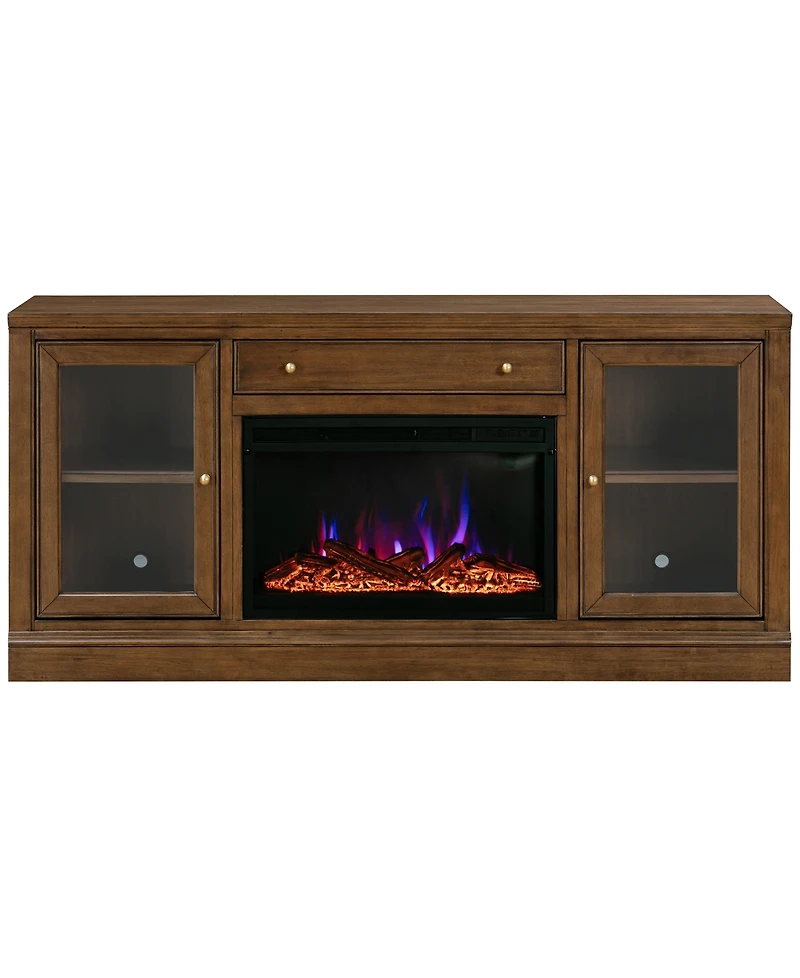 Furniture 65" Wooden Amren Doors Console Table