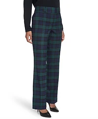 Tommy Hilfiger Women's Watch Plaid Bootcut Trousers