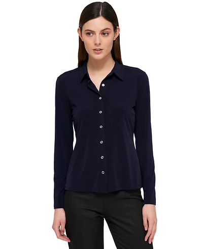 Tommy Hilfiger Women's Point-Collar Top