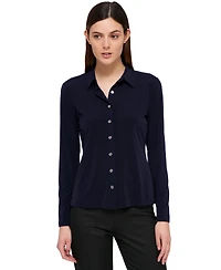 Tommy Hilfiger Women's Point-Collar Top