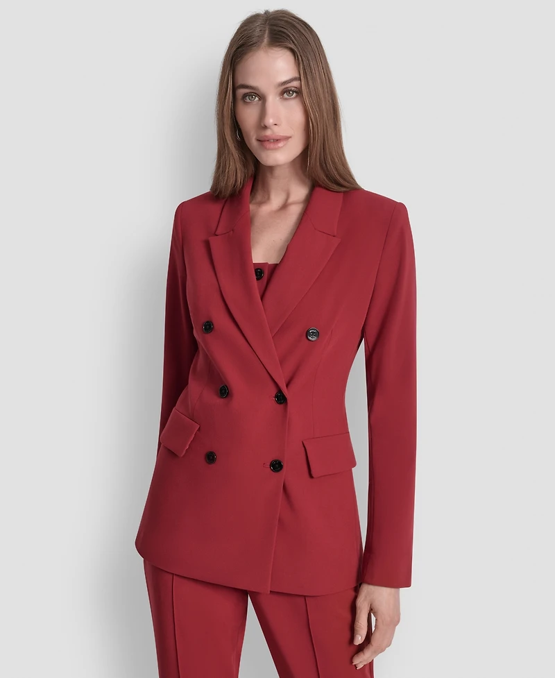 Dkny Women's Double-Breasted Six-Button Blazer