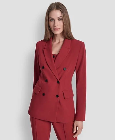 Dkny Women's Double-Breasted Six-Button Blazer