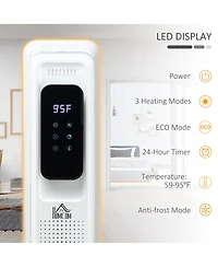 Homcom Ceramic Space Heater w/ Remote Control,
