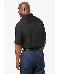KingSize Big & Tall Wrinkle-Free Short-Sleeve Dress Shirt