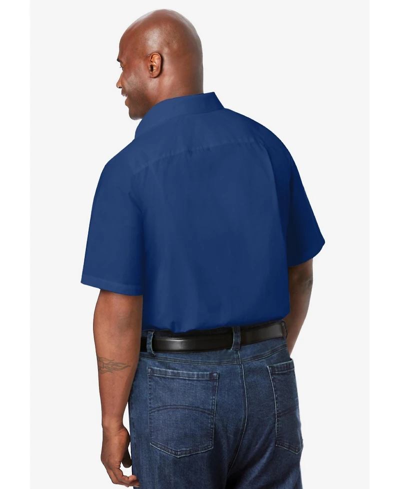KingSize Big & Tall Wrinkle-Free Short-Sleeve Dress Shirt