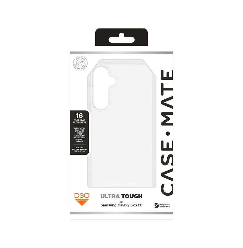 Case-Mate Ultra Tough Plus Case for Samsung Galaxy S23 Fe-Clear