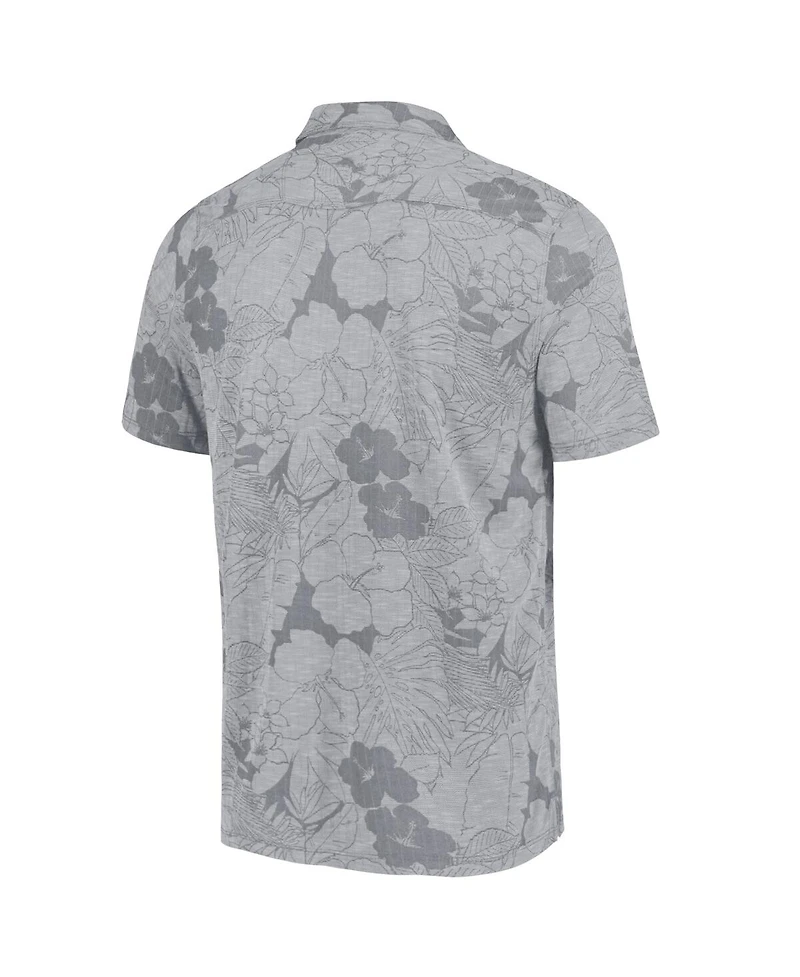 Tommy Bahama Men's Gray Wake Forest Demon Deacons Miramar Blooms Polo Shirt