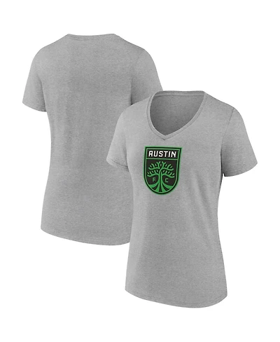 Fanatics Women's Steel Austin Fc Logo V-Neck T-Shirt