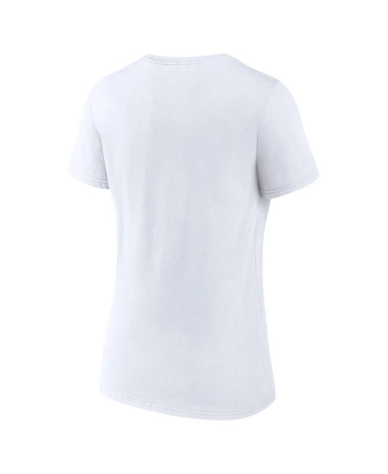 Fanatics Women's White New Jersey Devils Special Edition V-Neck T-Shirt