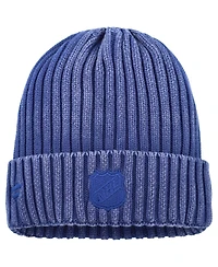 Fanatics Men's Navy Winnipeg Jets Authentic Pro Road Cuffed Knit Hat