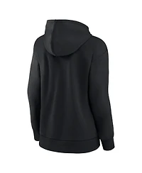 Fanatics Women's Black Chicago Blackhawks Authentic Pro Core Primary Fleece Pullover Hoodie