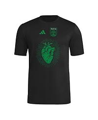 Adidas Men's Black Austin Fc 2025 Jersey Hook Aeroready T-Shirt