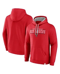 Fanatics Men's Red Texas Tech Raiders Second Wind Distressed Pullover Hoodie